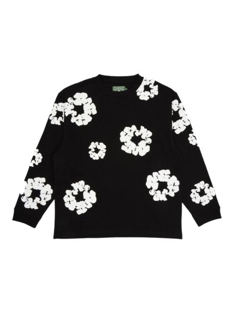 DENIM TEARS Denim Tears Long Sleeve Cotton Wreath T-shirt Black