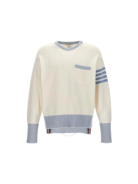Thom Browne Men's Cotton 4-Bar Hector Pullover