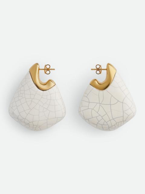 Bottega Veneta Large Fin Earrings