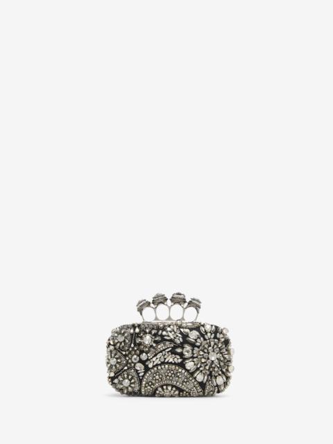 Alexander McQueen Jewelled Spider Knuckle Clutch