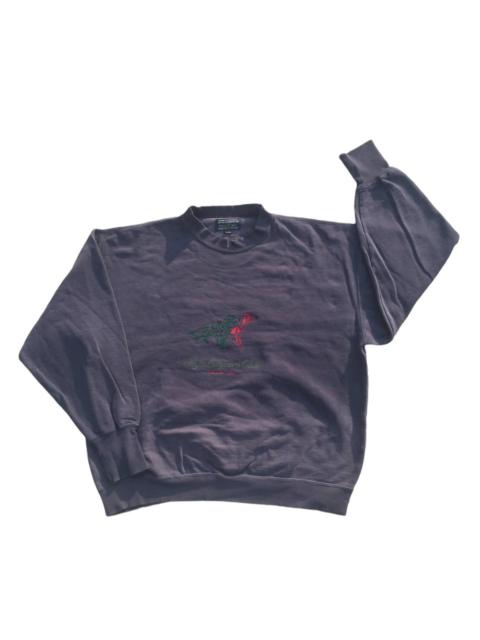 Other Designers Vintage - Vintage Sunfaded Navy Ivy Leaguers Club Sweatshirt