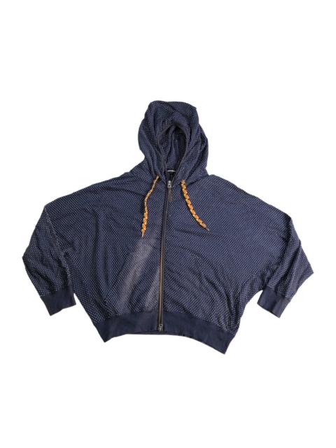 Mercibeaucoup by Issey Miyake Batwing Zipper Fades Hoodie