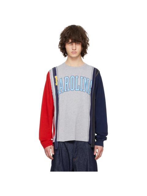 NEEDLES Multicolor 7 Cut L/S College T-shirt