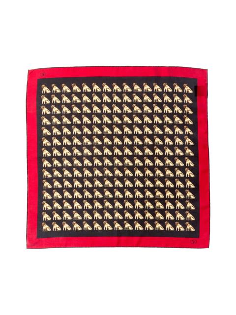 Valentino Valentino Petit Charles Silk Scarf