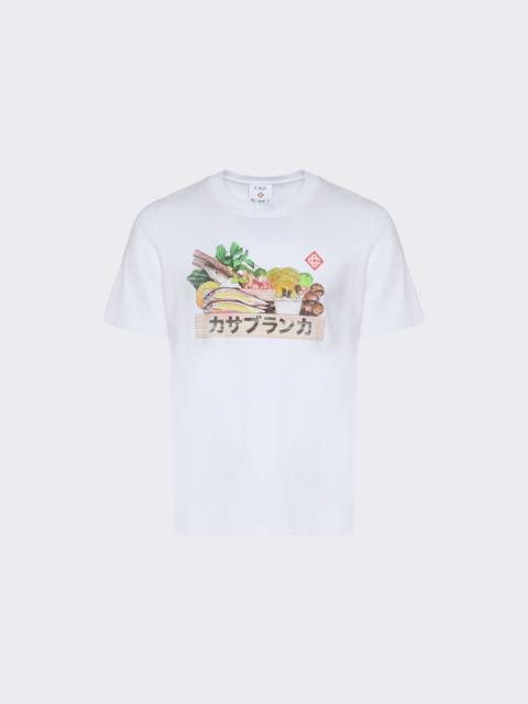 CASABLANCA Ingredients Printed Tee White