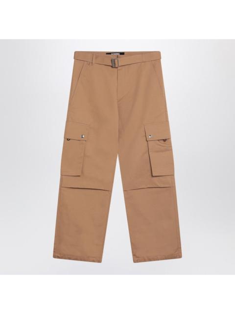 JACQUEMUS Jacquemus Camel-Coloured Cargo Trousers Men