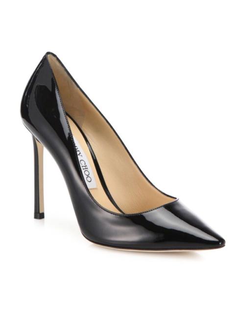 JIMMY CHOO Jimmy Choo ROMY 100 Black Patent Leather Pumps