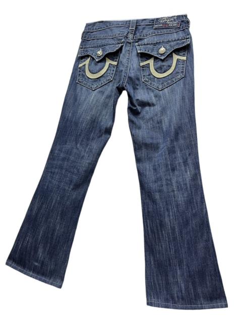 Other Designers Vintage FLARE BILLY Leather Logo Evisu Style