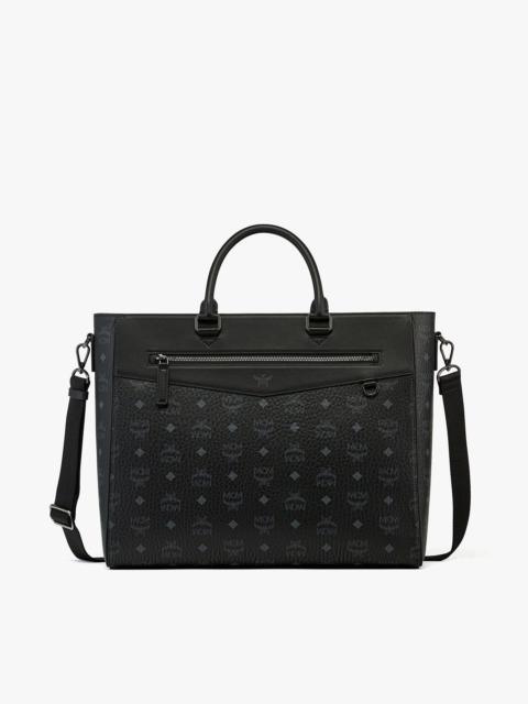 MCM Diamond E/W Tote in Visetos