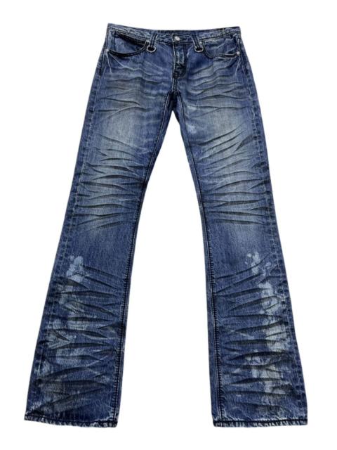 Other Designers Craftsman - STANDARDS OF URBAN CRAFT Charcoal Clawmark Bleach Wash FLARE