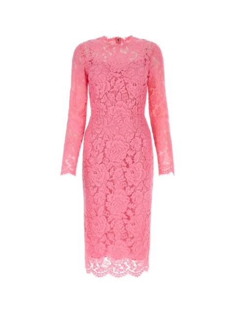 Dolce & Gabbana Dolce & Gabbana Women Pink Lace Dress
