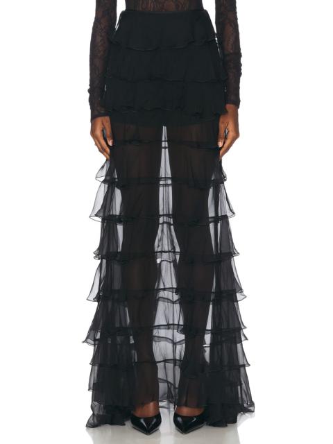 Valentino Chiffon Skirt