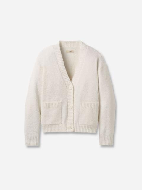 UGG ® Women's Adalynne Cardigan Polyester Tops in Cream
