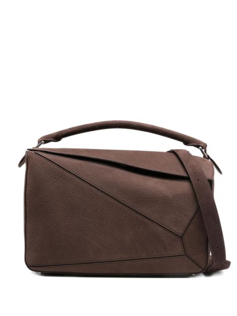 Loewe Loewe Men Puzzle Large Leather Handbag