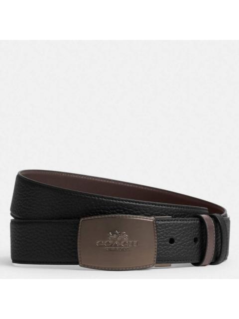 COACH Coach Reversible Plaque Buckle Cut To Size Belt