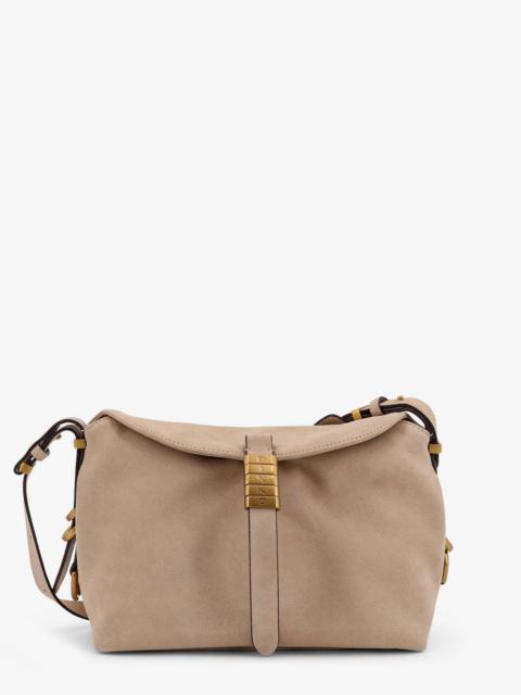 PINKO Pinko Leather Shoulder Bag With Metal Logo Detail