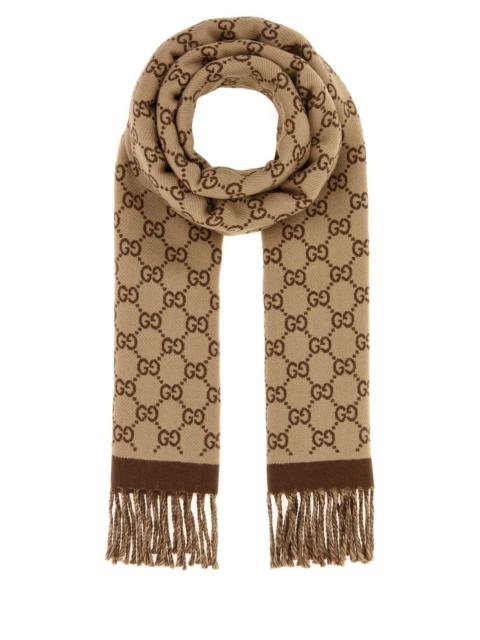 GUCCI Gucci Women Embroidered Wool Scarf