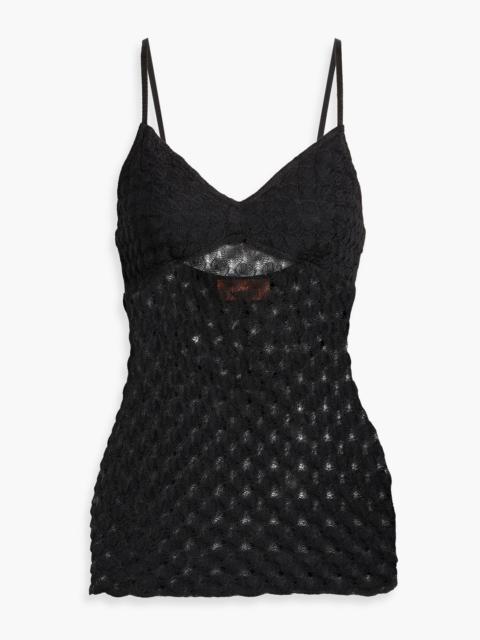 Missoni Crochet-knit camisole
