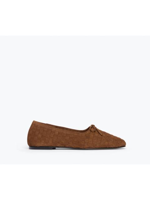 FRĒDA SALVADOR JADA SQUARE TOE BALLET FLAT