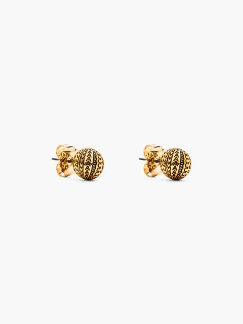 Marc Jacobs THE MONOGRAM STUD EARRINGS