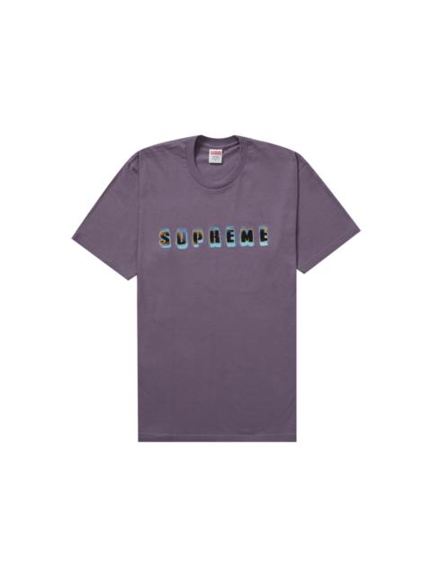 Supreme Supreme Stencil Tee Dusty Purple