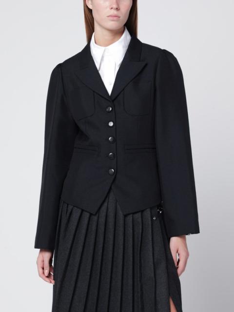 NAMACHEKO Black wool-blend jacket