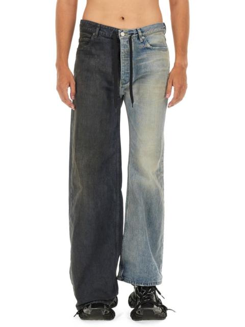 Balenciaga Men Fifty-Fifty Jeans