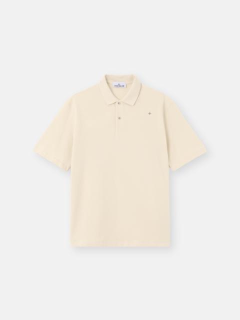 Stone Island 2200003 50/2 ORGANIC COTTON PIQUÉ_S.I. STELLINA