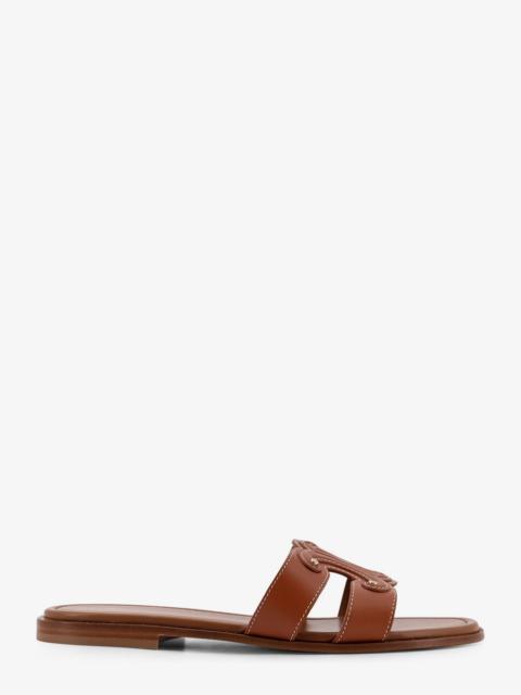 CELINE Celine Marina Low Leather Sandals