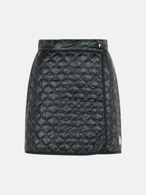 Moncler BLACK POLYAMIDE SKIRT