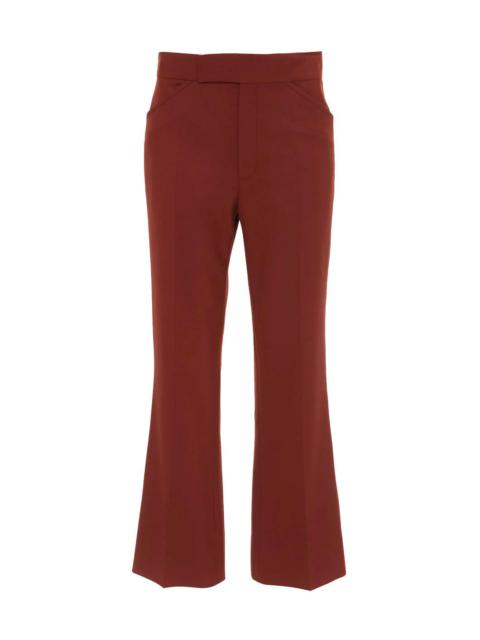 Victoria Beckham WIDE CROPPED FLARE TROUSER