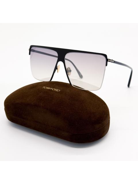 TOM FORD NEW TOM FORD SOFI TF840 01C SUNGLASSES WOMEN SQUARE FT0840/S