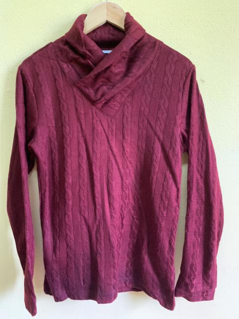 Other Designers Tete Homme - TETE HOMME KNIT SWEATSHIRT MAROON