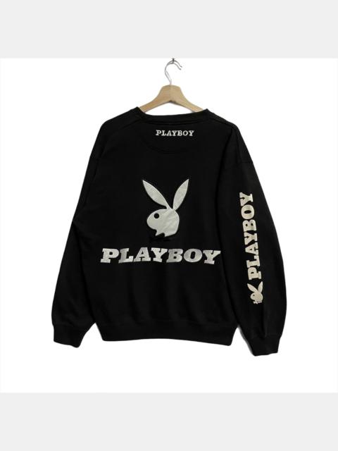Other Designers Vintage - Vintage Playboy Sweatshirt Spellout Embroidery Big Logo