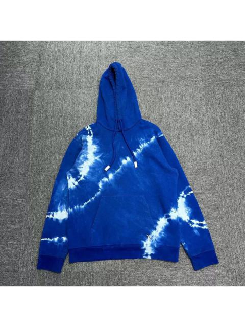 Louis Vuitton LV tie-dyeing blue hoodie XL