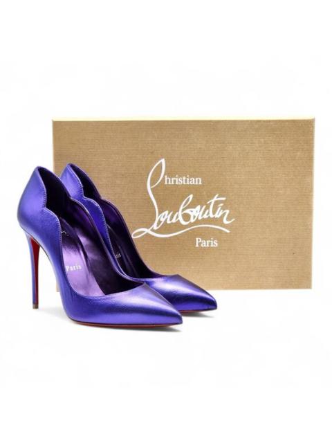 Christian Louboutin Christian Louboutin Hot Chick Leather Pumps 100mm Purple EU 37.5 US 7 - NIB $895