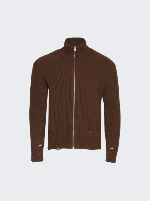 MM6 Maison Margiela Sports Jacket Brown Melange