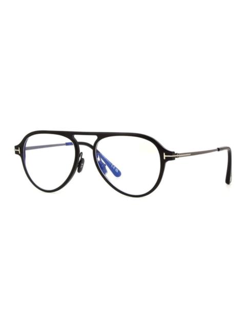 TOM FORD Tom Ford Blue Light Block Pilot Men's Eyeglasses FT5972-B 005 54