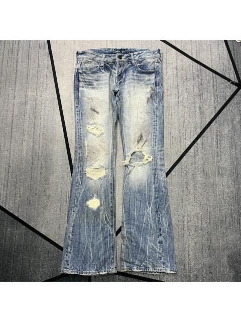 Other Designers Vanquish x Murder License Distressed Flare Denim