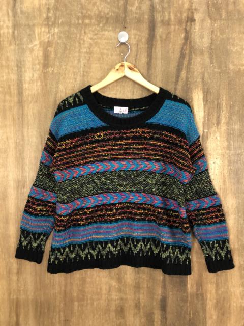 Other Designers Homespun Knitwear - Titicaca Art Paislee Knt Sweater