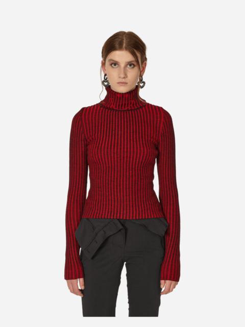 CHET LO Smiley Flower Top Black / Red