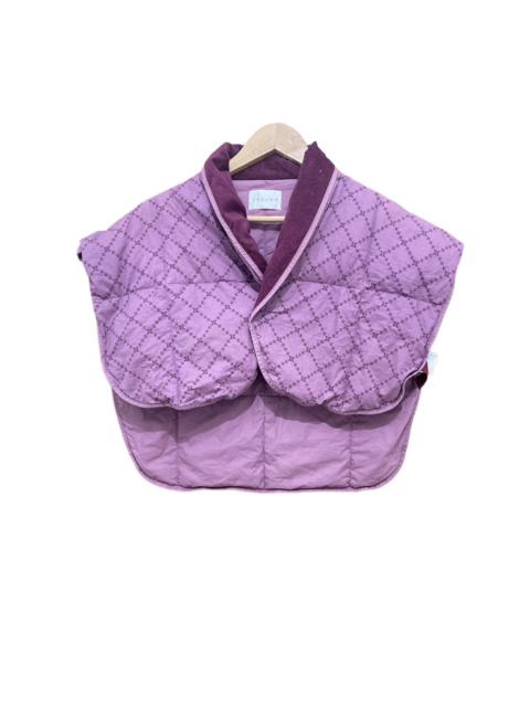 CELINE Vintage Celine Monogram Down Poncho