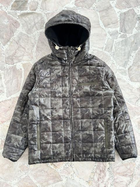 Other Designers Avirex Reversible Puffer Jacket Camo Black
