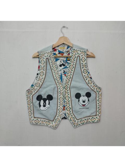 Other Designers Mickey Mouse - Vintage MICKEY DISNEY Revesable Movie Vest By POPPINS