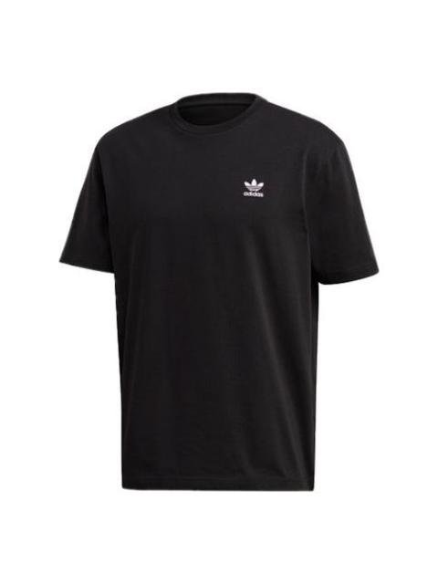 adidas adidas originals Logo Sports Short Sleeve Black GE0826