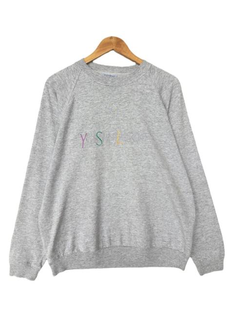 SAINT LAURENT Vintage 90s YSL Yves Saint Laurent Spellout Sweatshirt
