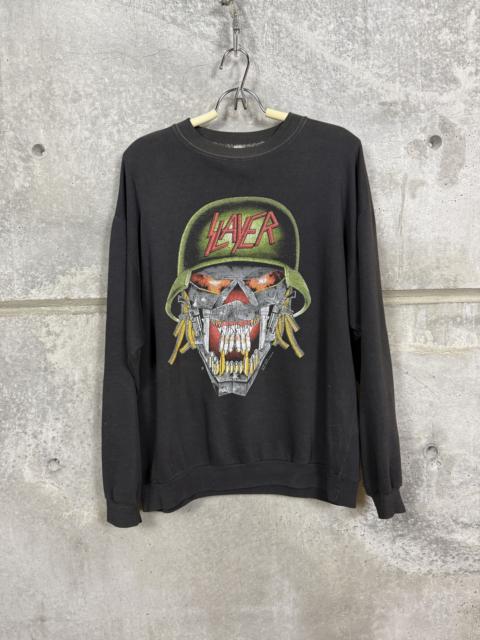 Other Designers Vintage Slayer Clash of the Titans Tour 1991 Long Sleve Tee