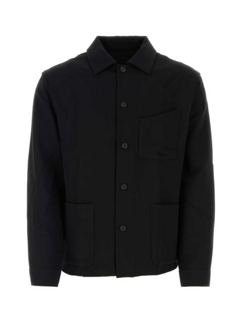 Givenchy Givenchy Men Black Wool Blend Shirt