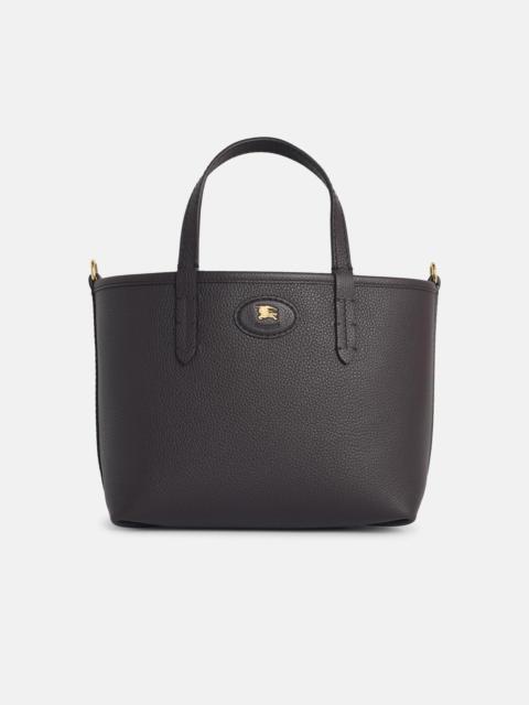 Burberry 'TOTE BLOOMSBURY' 'PEAT' MINI REVERSIBLE BROWN LEATHER BAG