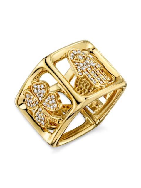 SYDNEY EVAN LUCK BLOCK RING